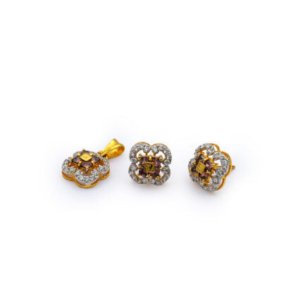 Silver Gold Plated Locket 007